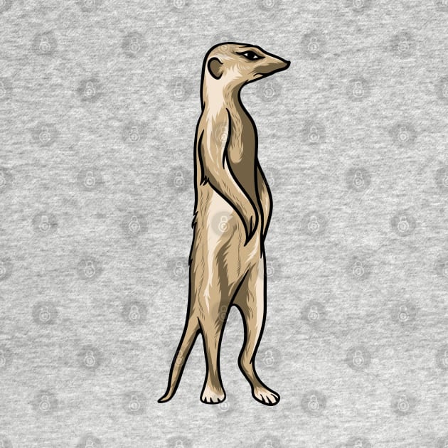 Meerkat by Sticker Steve